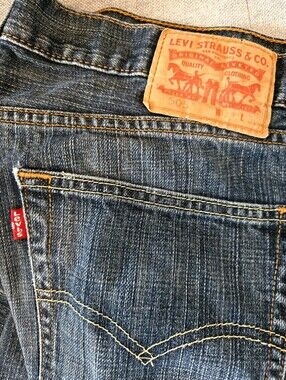 Levi's 505 Men's Dark Blue Straight Jeans